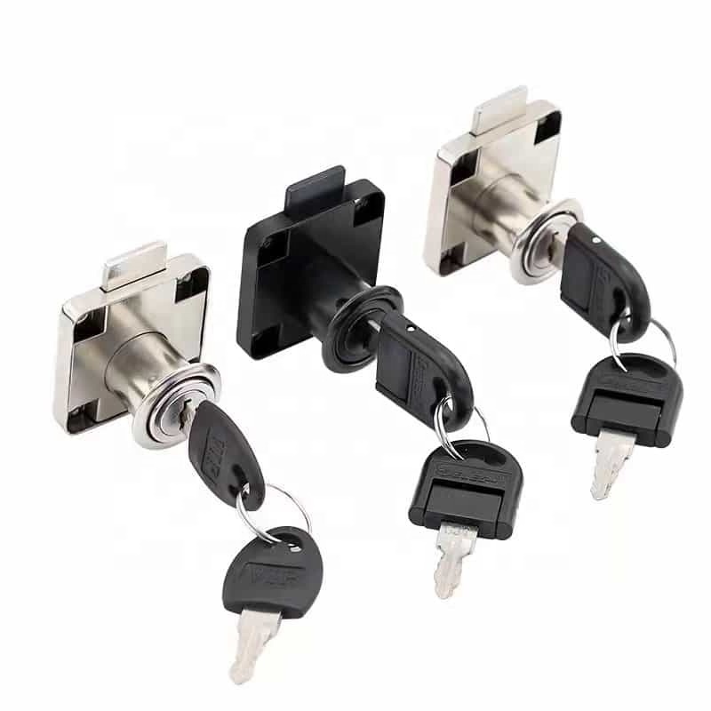 Factory Direct Supply Drawer Lock With Two Keys Use for Dresser Cabinet Desk Wooden Office Desk Lock Cabinet Drawer Lock