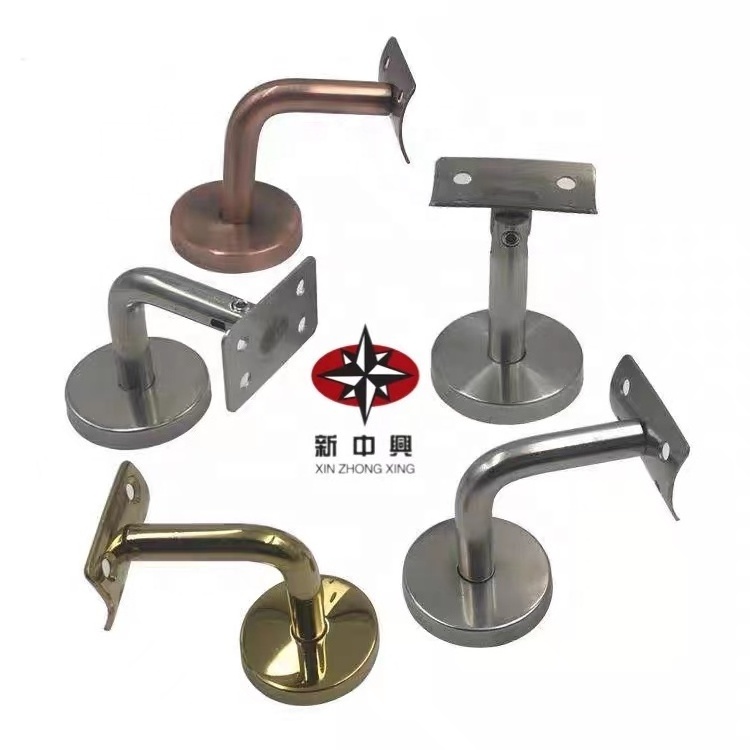 Stainless Steel Glass Handrail Support Handrail Balustrade Fitting Wall Mounted Handrail Bracket