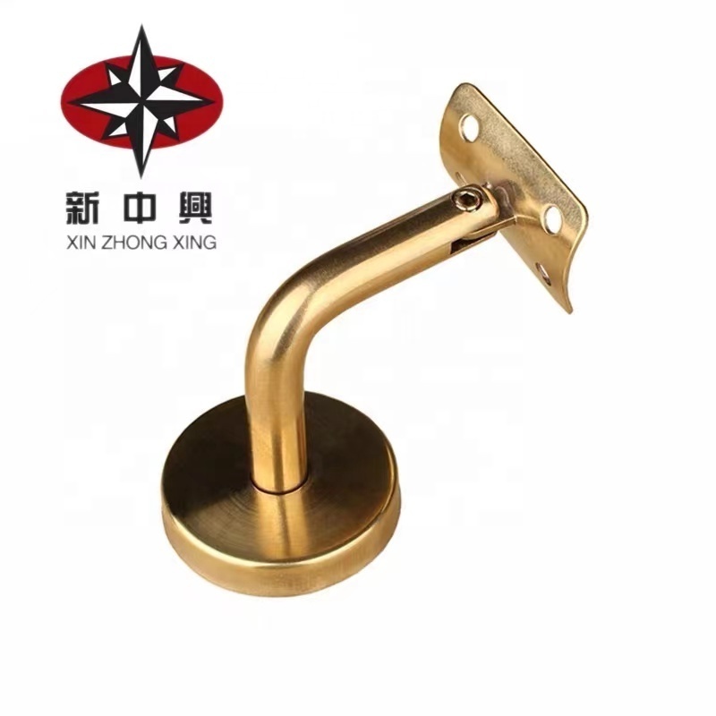 Stainless Steel Glass Handrail Support Handrail Balustrade Fitting Wall Mounted Handrail Bracket