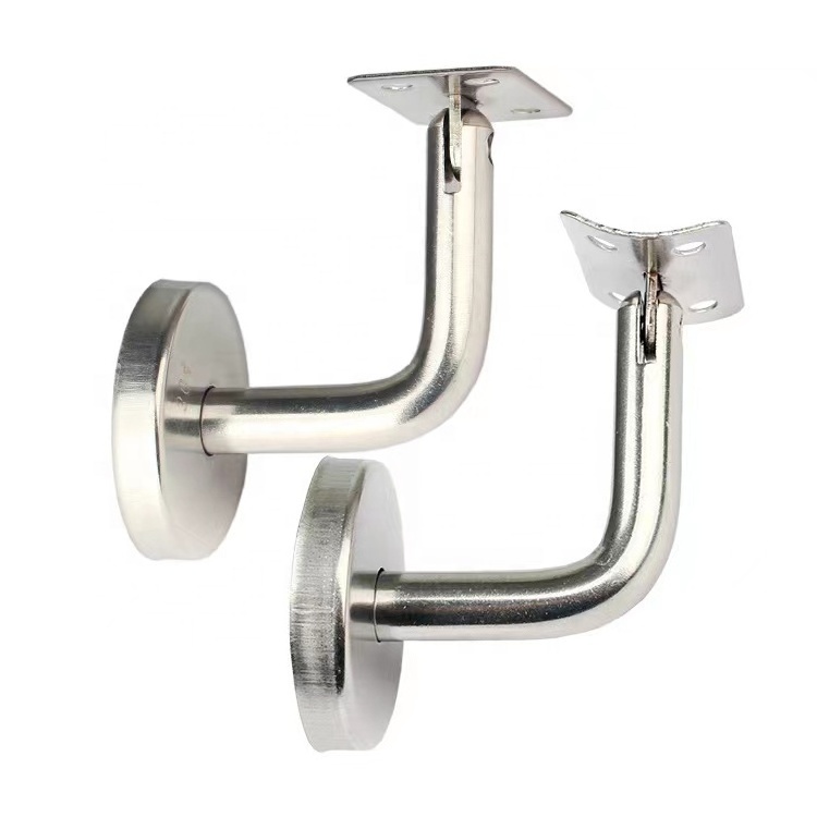 Stainless Steel Glass Handrail Support Handrail Balustrade Fitting Wall Mounted Handrail Bracket