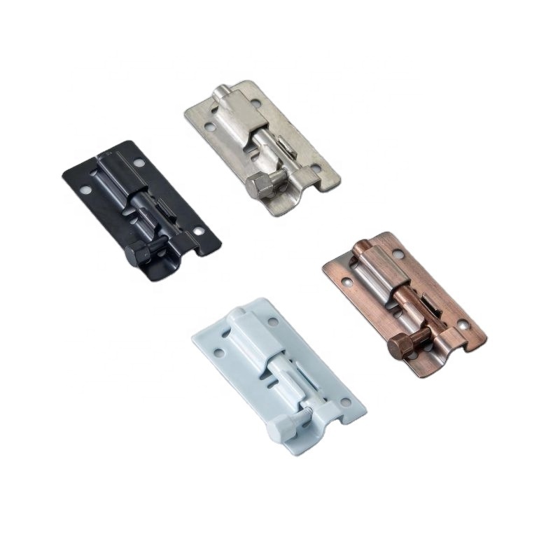 Factory Price 2 Inch Long Door Bolts Latch Solid Sliding Bolt Latch Hasp Staple Gate Safety Lock Door Hardware