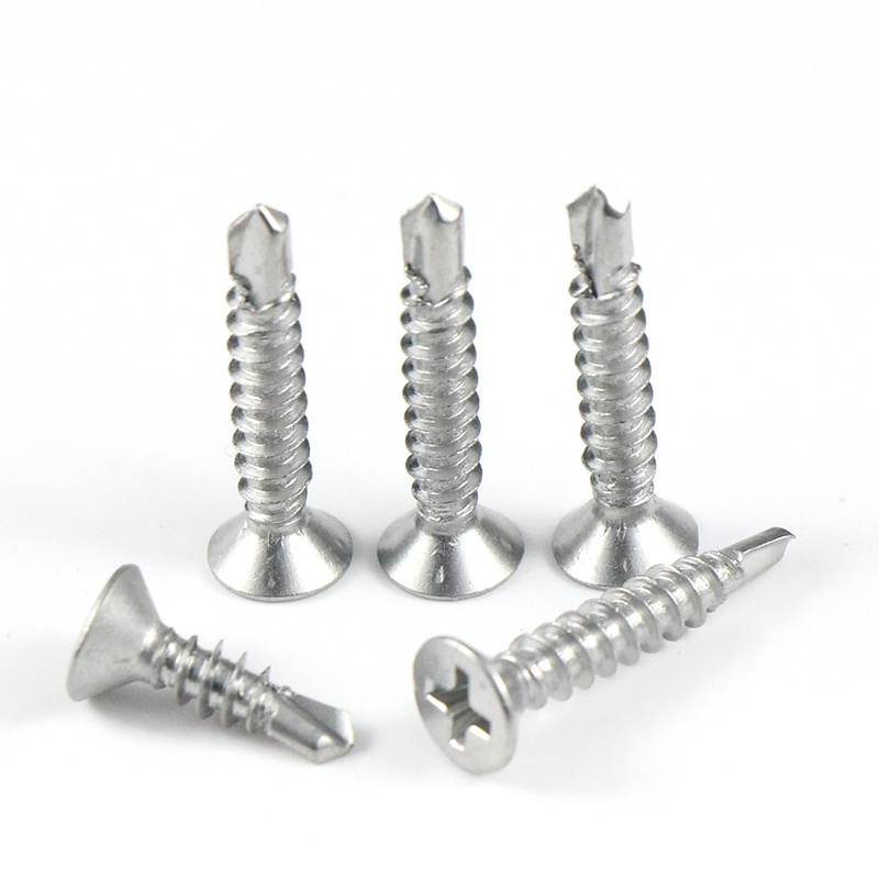 Factory Supplier Wholesale Supplier Flat Head Stainless Steel Self Drilling Screw