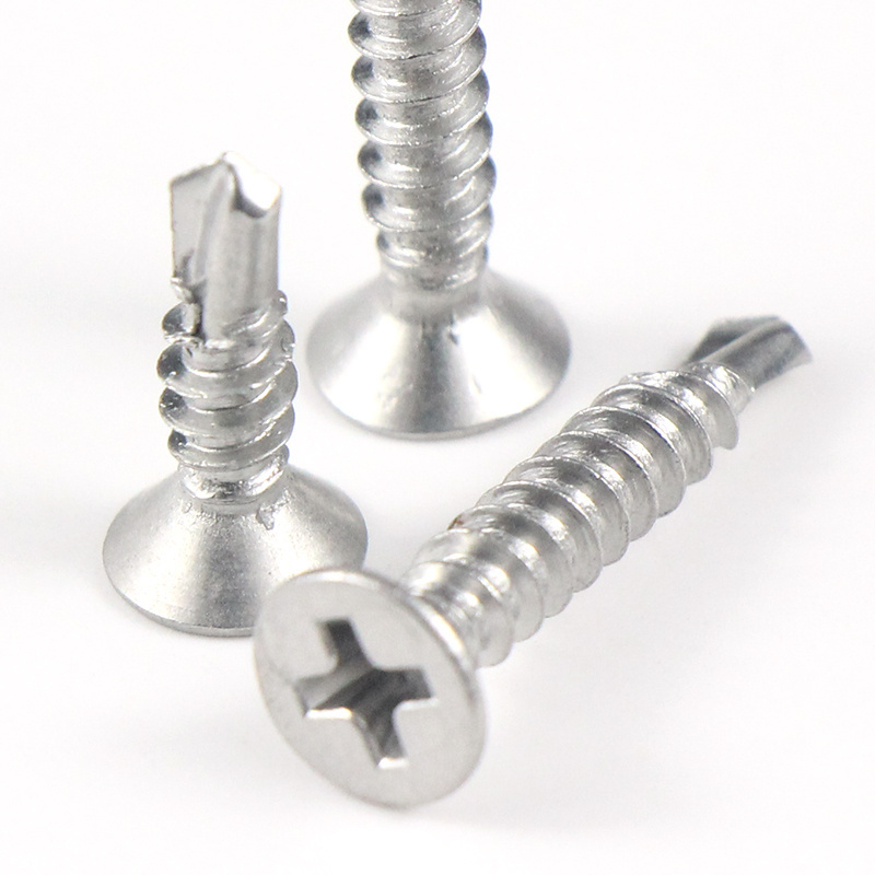 Stainless Steel Cross Recessed Countersunk Head Self-tapping Drywall Screws