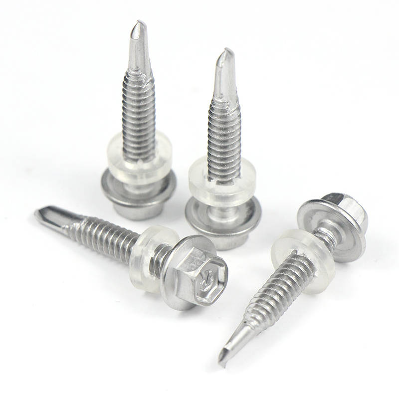 Metal Steel Roofing Screw Washers Hex Head Self Drilling Tapping Screw for sandwich panels