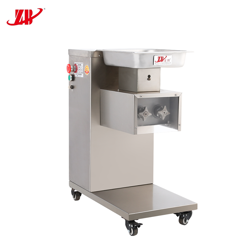 High power Vertical meat cutter electric meat cutter cutting machine frozen meat cutter machine auto with wheels