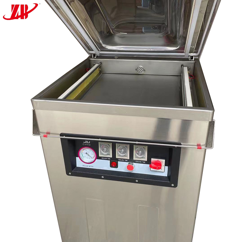 Custom-made Automatic Commercial Single Chamber Meat Fish Chicken Vacuum Packaging Machine