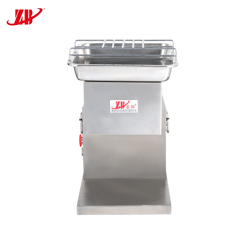 Frozen meat block cutter Table top fresh meat slicer automatic meat slicing machine with net cover