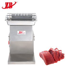 Frozen meat block cutter Table top fresh meat slicer automatic meat slicing machine with net cover