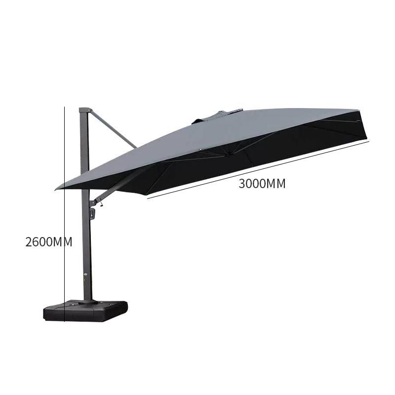 Customized Logo Sun Shade Parasol LED Cantilever Umbrella Garden Outdoor Patio Umbrella With Light Patio Umbrella With LED Light