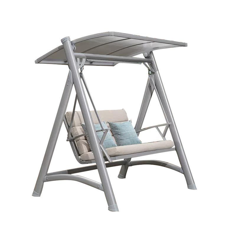 Outdoor Furniture Adult 3 Seat Garden Household Courtyard Balcony Patio Swing Chair Metal Modern Swing Chair Small Size