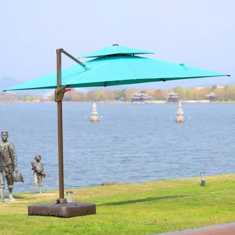 Decorative Garden Umbrellas Silk Umbrella PVC Time Outdoor Fabric Furniture Air Double Printing Material Origin Type Pulley Open