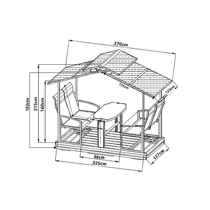 4seats face to face glider swing chair outdoor  Glider Swing,Face To Facewing Chair Outdoor