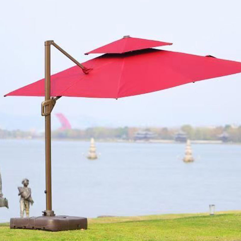 Decorative Garden Umbrellas Silk Umbrella PVC Time Outdoor Fabric Furniture Air Double Printing Material Origin Type Pulley Open