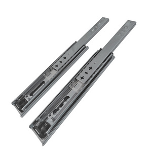 53mm full extension 270lbs 120kg non-locking  heavy load duty telescopic drawer slides for industrial  48inch