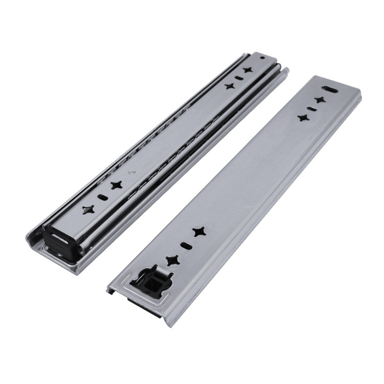 53mm full extension 270lbs 120kg non-locking  heavy load duty telescopic drawer slides for industrial  48inch