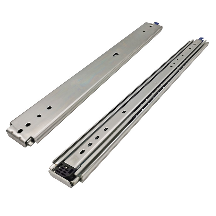 227kg Heavy Duty locking  High Temperature-resistant Cold Rolled Steel Ball Bearing Telescopic Channel Drawer Slide  14 inch