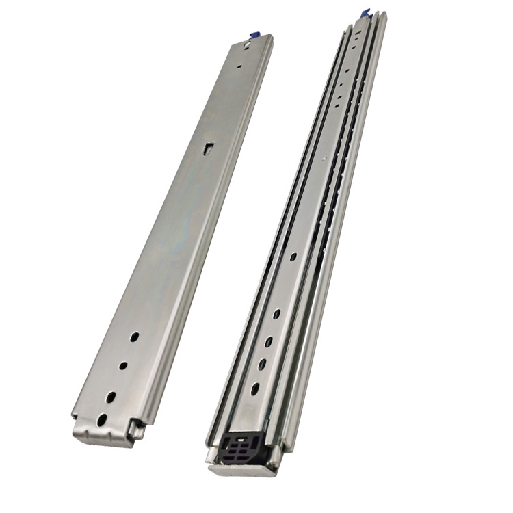 227kg Heavy Duty locking  High Temperature-resistant Cold Rolled Steel Ball Bearing Telescopic Channel Drawer Slide  14 inch