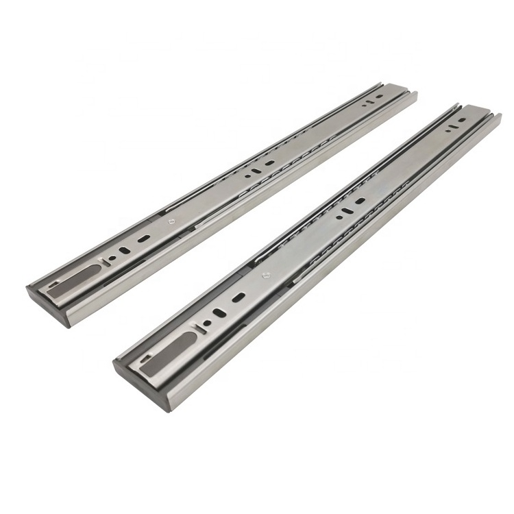 Full Extension Side Mount Hydraulic Telescopic Channel Soft Closing Drawer Slide