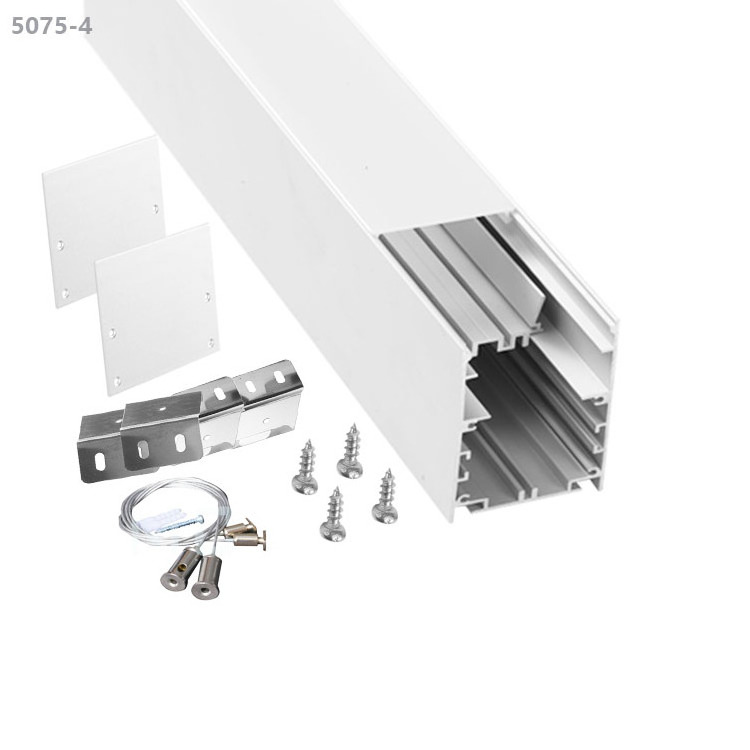 IP65 tri-proof led linear light profile,fixture,aluminum housing,case tappi per profili led