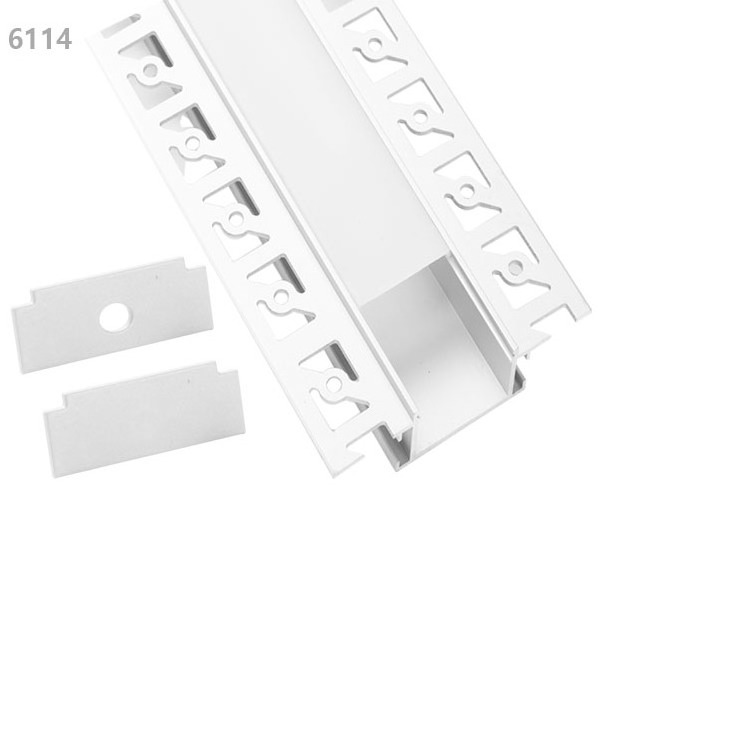 Z-6114 recessed plaster u channel led aluminum profile architectural