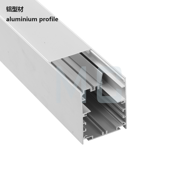 IP65 tri-proof led linear light profile,fixture,aluminum housing,case tappi per profili led