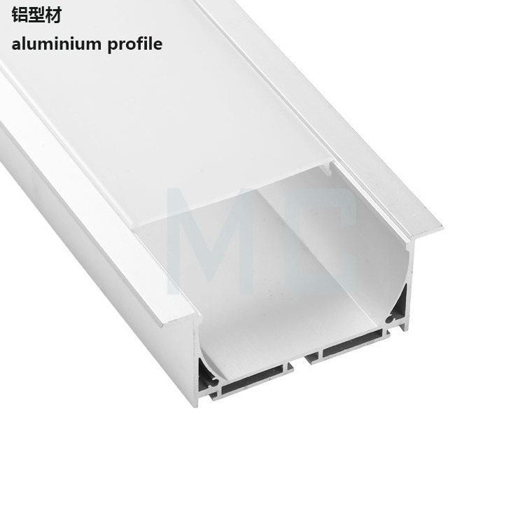 Black Heat Sink 3M Alu Led Bar Linear Lighting As Wall Lamp Aluminum Profile Channel For Led Strips Light