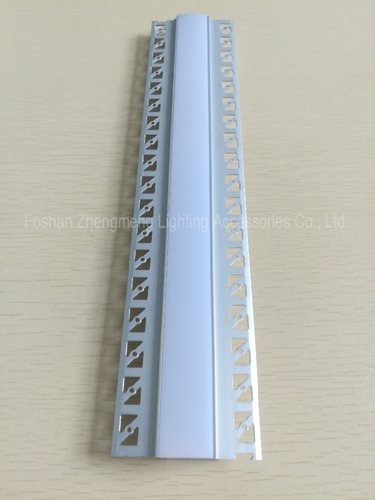 Z-6114 recessed plaster u channel led aluminum profile architectural