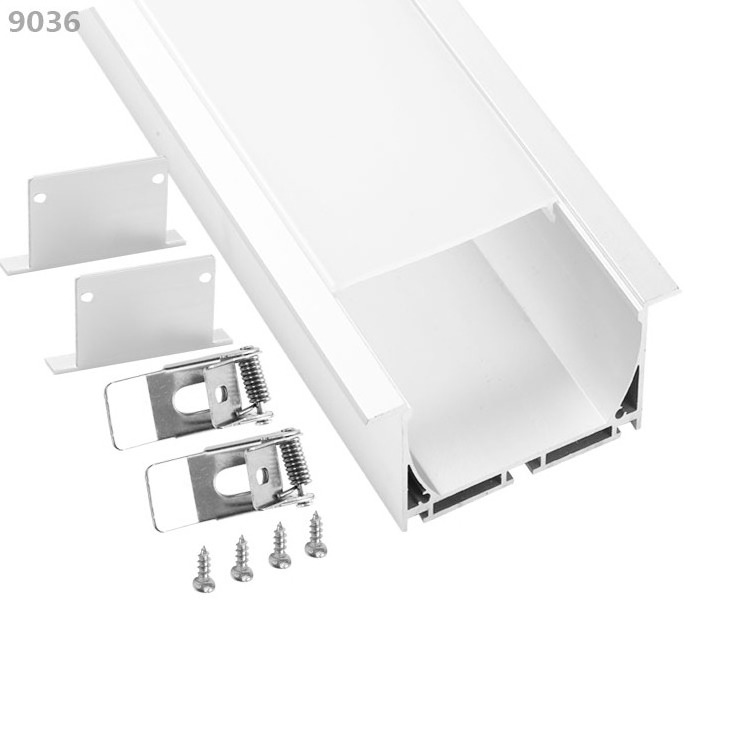 Black Heat Sink 3M Alu Led Bar Linear Lighting As Wall Lamp Aluminum Profile Channel For Led Strips Light