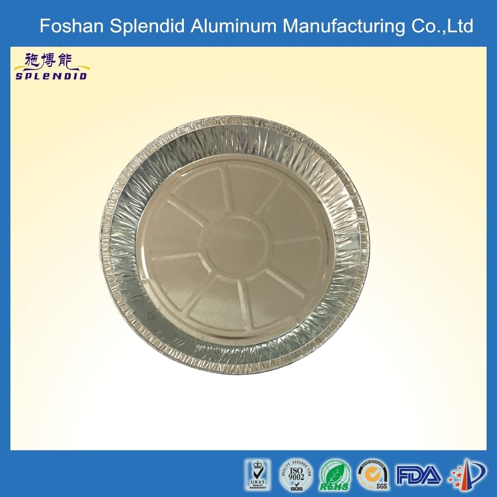 9 Inch Round Aluminum Foil Pie Pans Disposable Food Aluminum Foil Plates Packaging Container