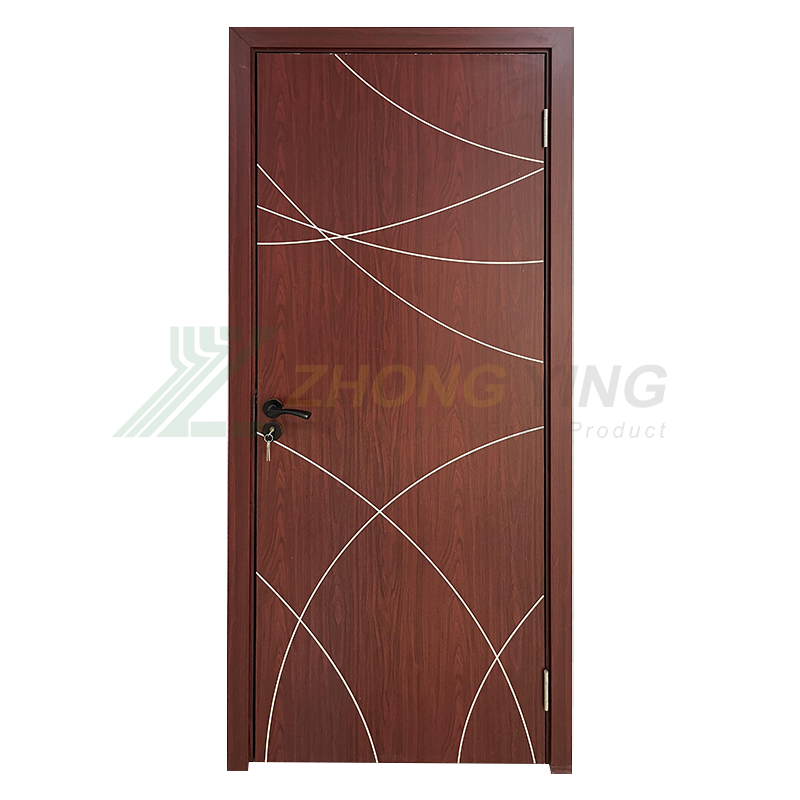 Waterproof Modern Design Interior Room Plastic Composite Wpc Door For House