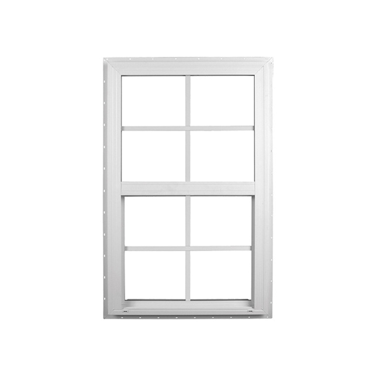 Hung Commercial American Style Vertical Pvc Profile Windows Upvc Reception Glass Triple Pvc 3 Tracks Sliding Window