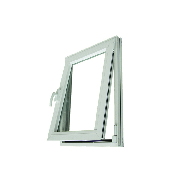 Frosted Double Glazed Cheap Toilet Waterproof Small Window Retractable Standard Bathroom Large Size French Glass Awning Window