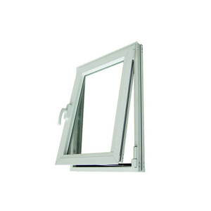 Frosted Double Glazed Cheap Toilet Waterproof Small Window Retractable Standard Bathroom Large Size French Glass Awning Window