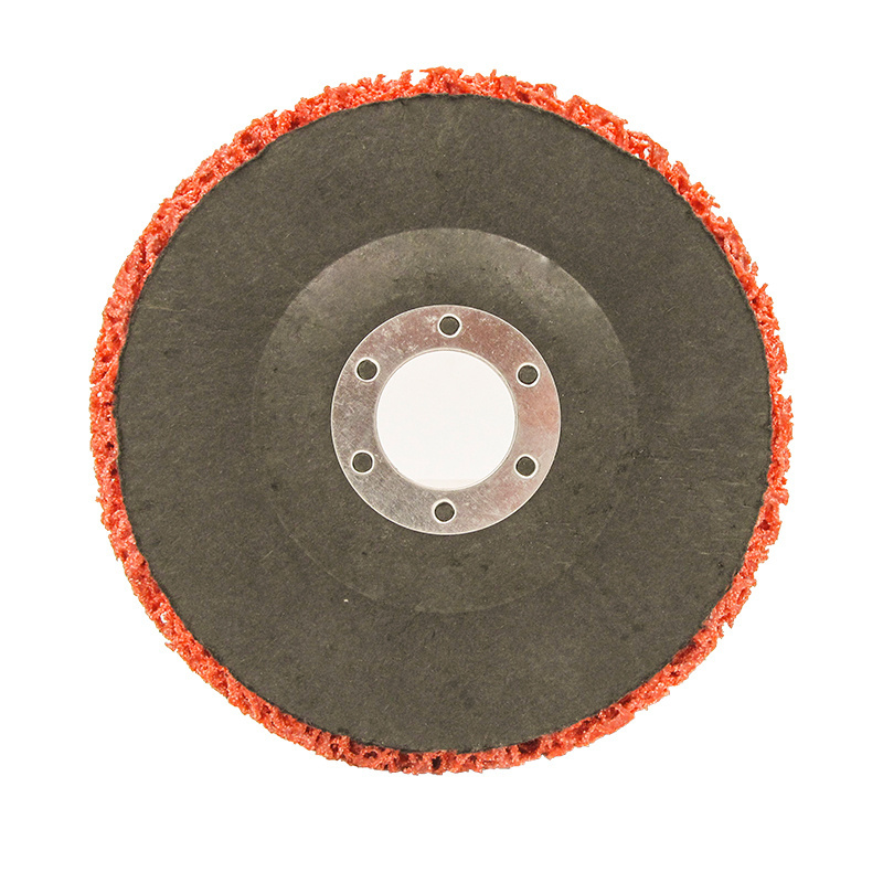 Fantech 115mm Orange Poly Strip And Clean Disc With Fiberglass Backing For Paint And Rust Removal