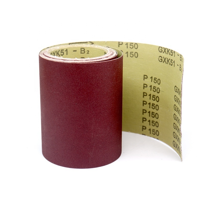 Fantech 50mm X 100m GXK51-B  P120 Grit Aluminum Oxide Abrasive  Sanding Paper  Cloth Roll Use By Hand