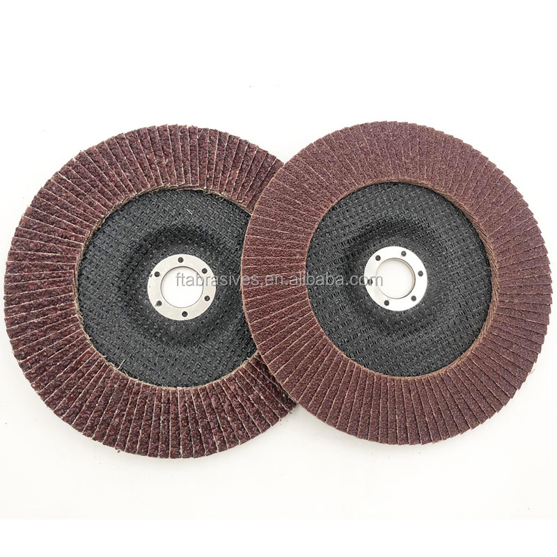 Abrasive Tools GXK51 Flap Disc Aluminum Oxide Sanding Disk 125mm 5 Inch Grind Discs  for Grinding Metals