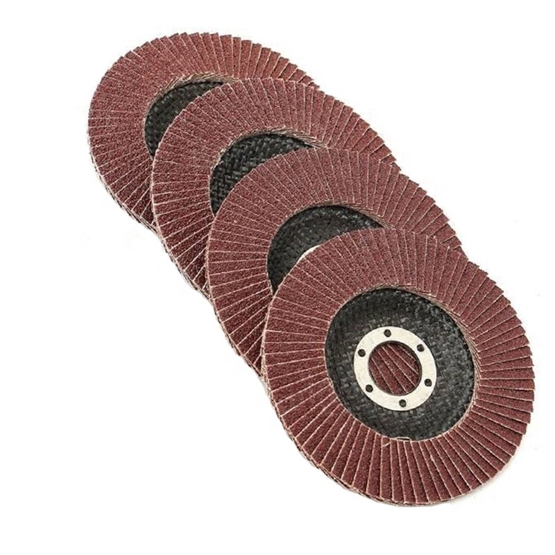 Abrasive Tools GXK51 Flap Disc Aluminum Oxide Sanding Disk 125mm 5 Inch Grind Discs  for Grinding Metals