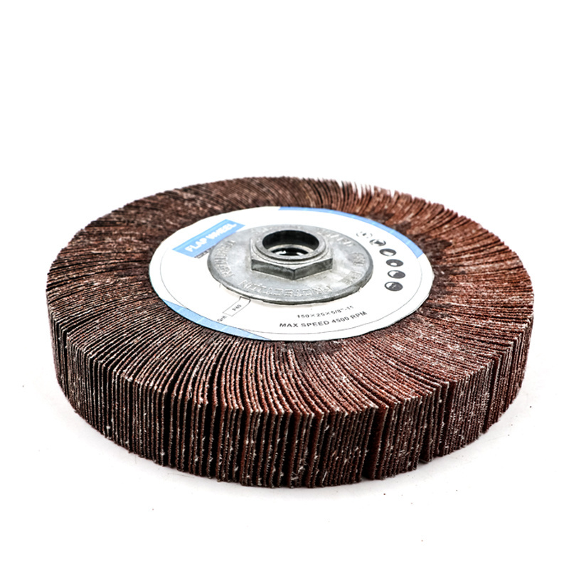 Fantech Premium 165x 50mm Unmounted Flap Wheel With Metal Hub Grinding Disc For cleaning Welding Seams