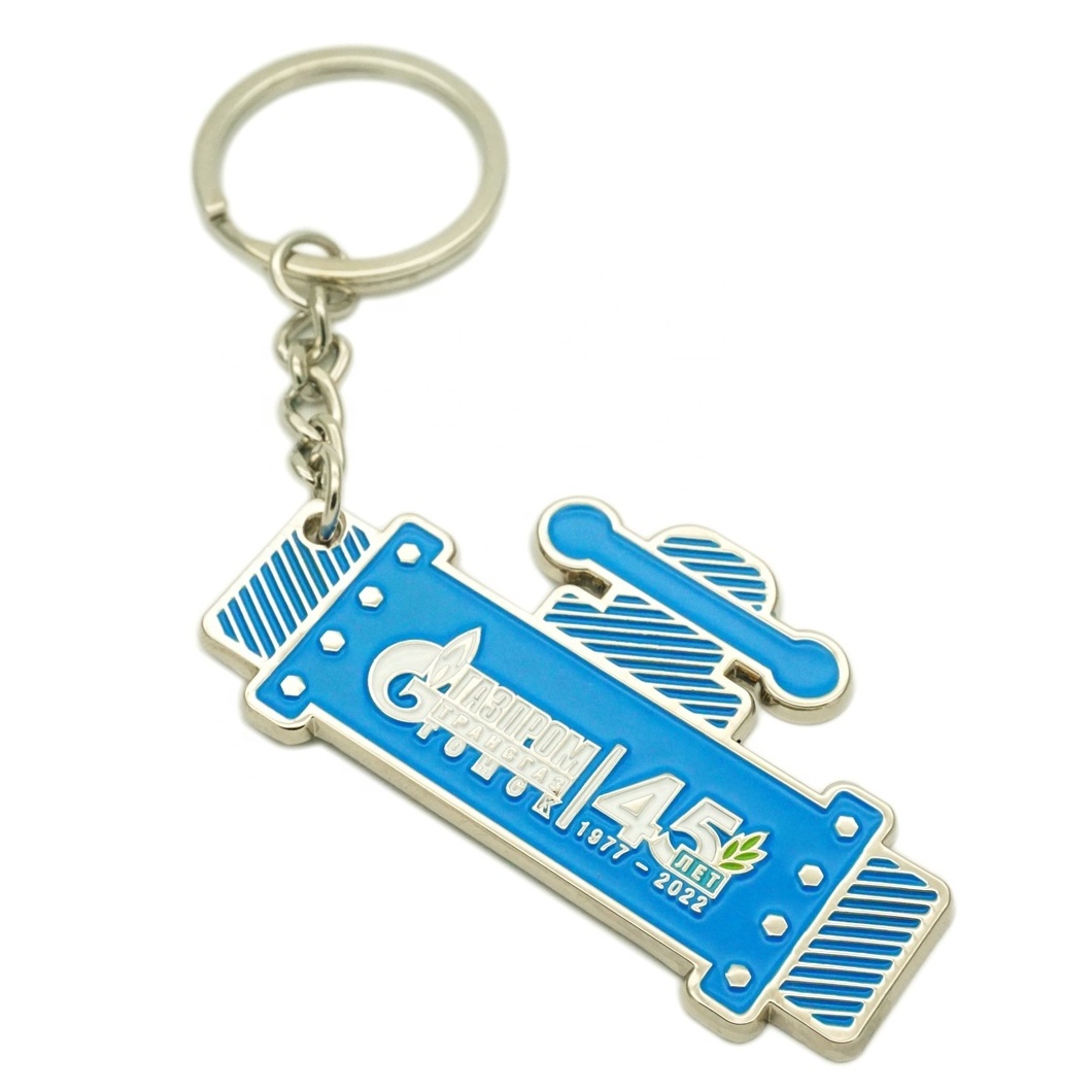 metal alloy keychains manufacturers Custom design metal creative nickel soft enamel keychain with your logo