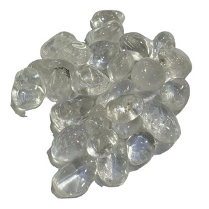 Wholesale Gemstone Polished Healing Crystals Clear Quartz tumbled Chakra Stones for fengshui