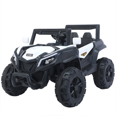 powerful rechargeable electric utv car for children 12V kids ride on car with two seat