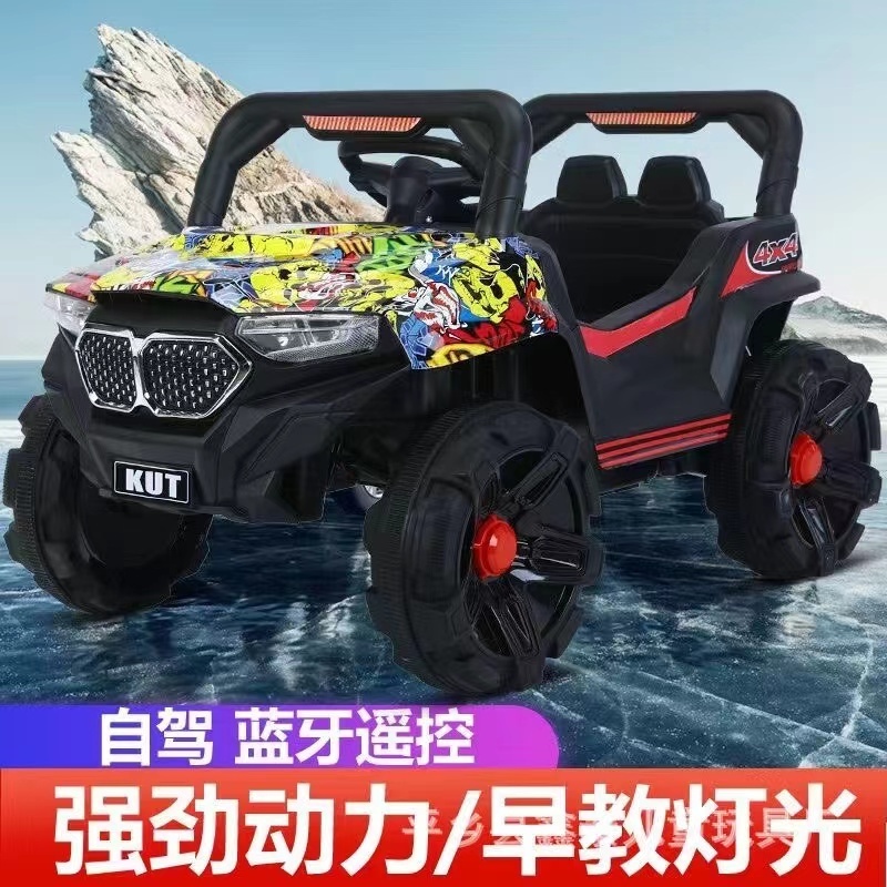 CHEAP Radio control toys 24V ride on car children's four-wheeler can sit on people toy automatic car ride on toys bus