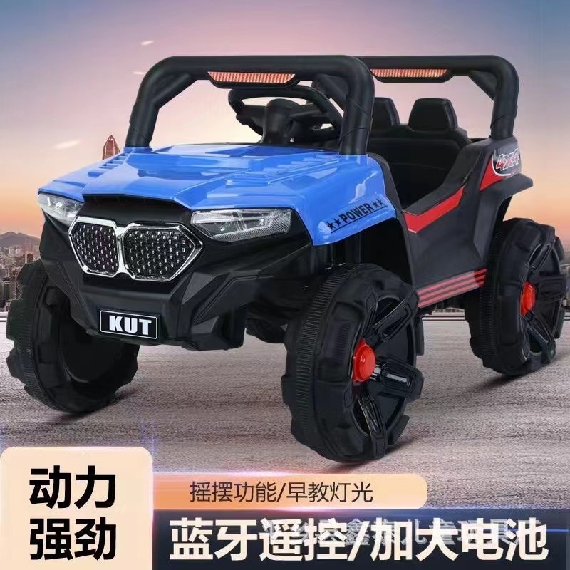 CHEAP Radio control toys 24V ride on car children's four-wheeler can sit on people toy automatic car ride on toys bus