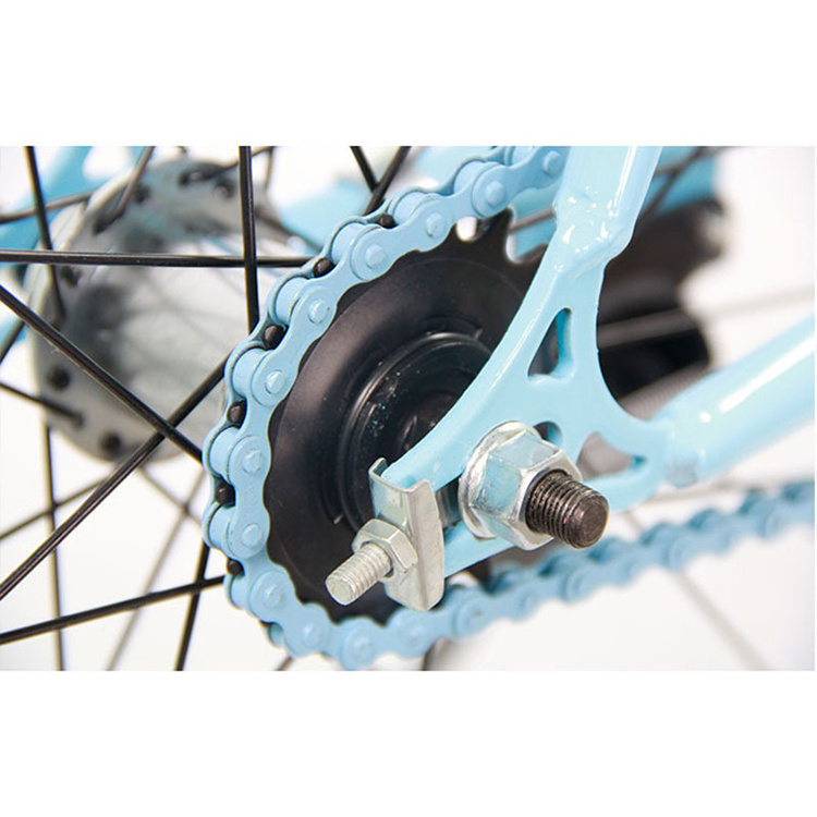 OEM Single Speed 700C Fixed Gear Bicycle Hot Sale Track Bike with V Brake and Bead Pedal