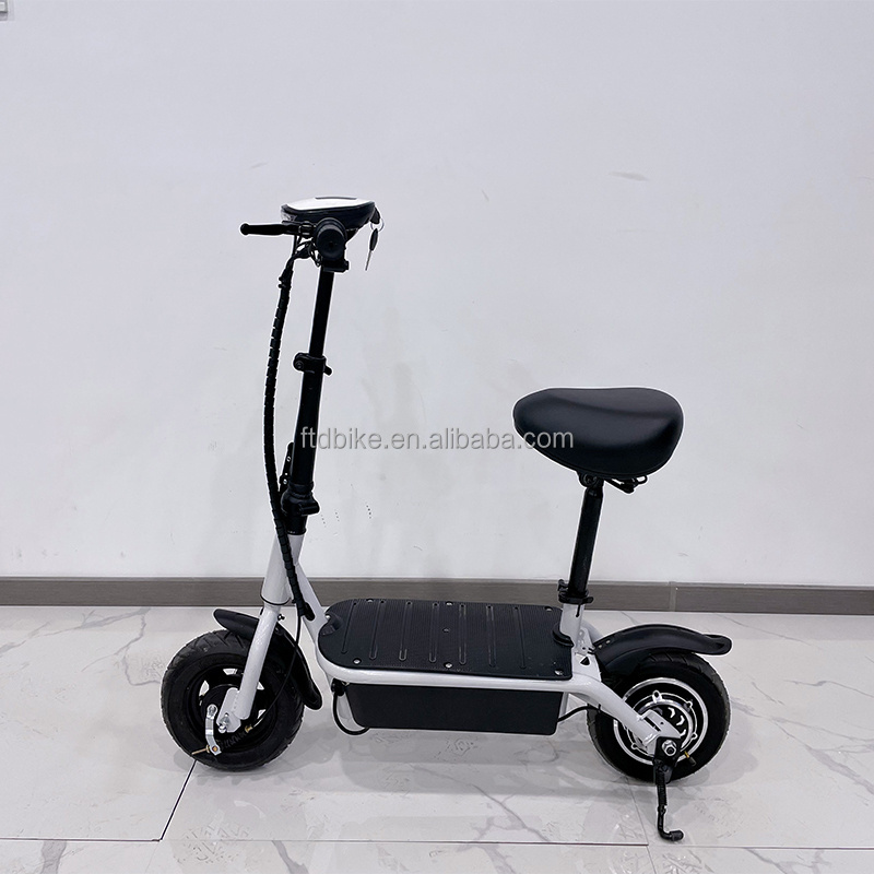 2024 New style lightweight Lady folding electric bike girl birthday gift 10inch outdoor folding electric scooter with seats