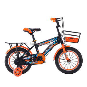 Factory OEM bicicletas infantil 12 16 18 inch cycle baby children bicycle kids' bike for boy girls 3-16 years with front basket