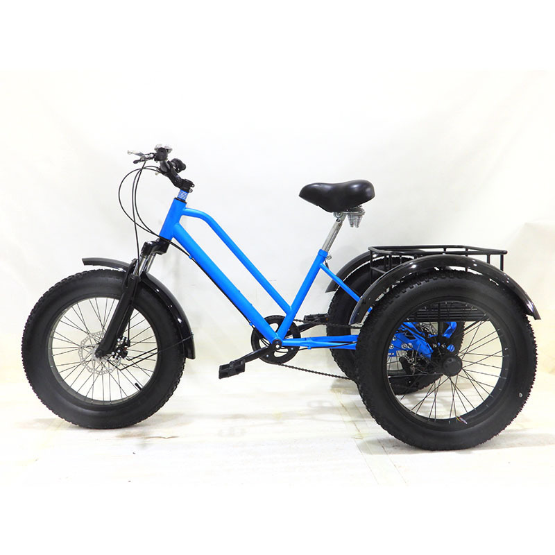 adult pedal tricycle 20/24 FAT Tire trike / Rickshaw 3 wheels bicycles triciclo para adultos/cheap adult cargo tricycle On sale