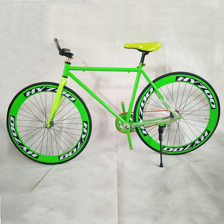 Hot OEM Single Speed Fixie Bikes 700C Fixed Gear Bicycle for Sale Track Bicycle with V Brake and Bead Pedal