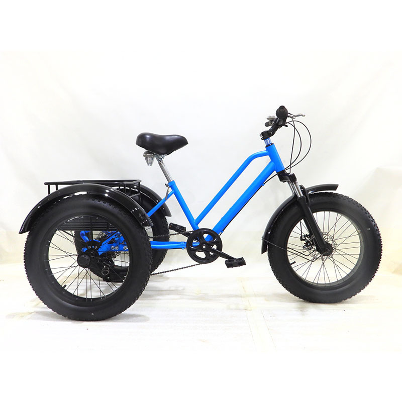 adult pedal tricycle 20/24 FAT Tire trike / Rickshaw 3 wheels bicycles triciclo para adultos/cheap adult cargo tricycle On sale