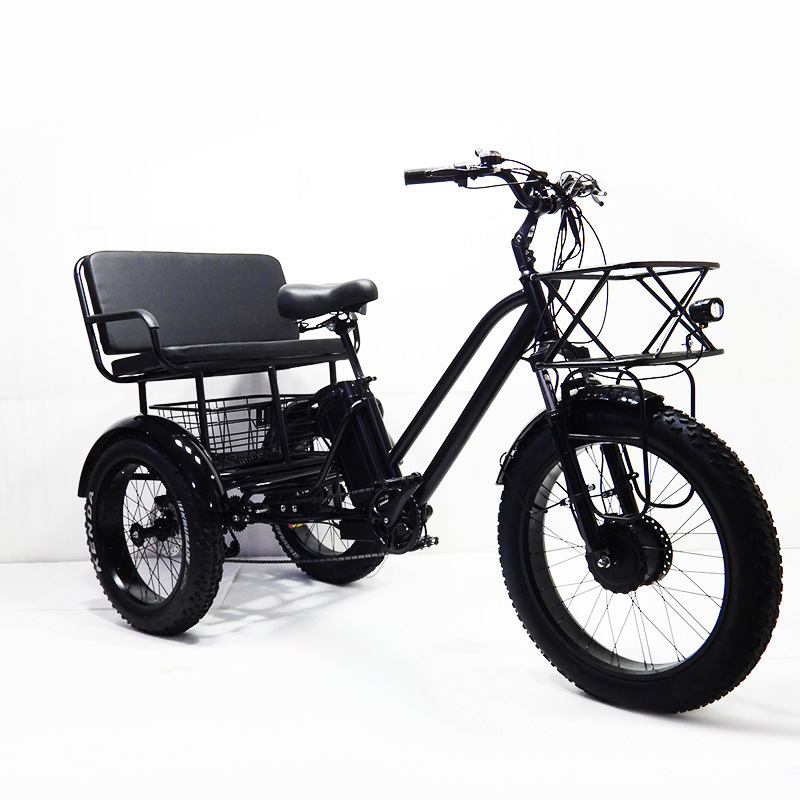 Hot Selling etrike Farm cargo e-tricycle 3 wheel electric tricycle utility Using electric tricycles 20 inch Fat Tire Etrike